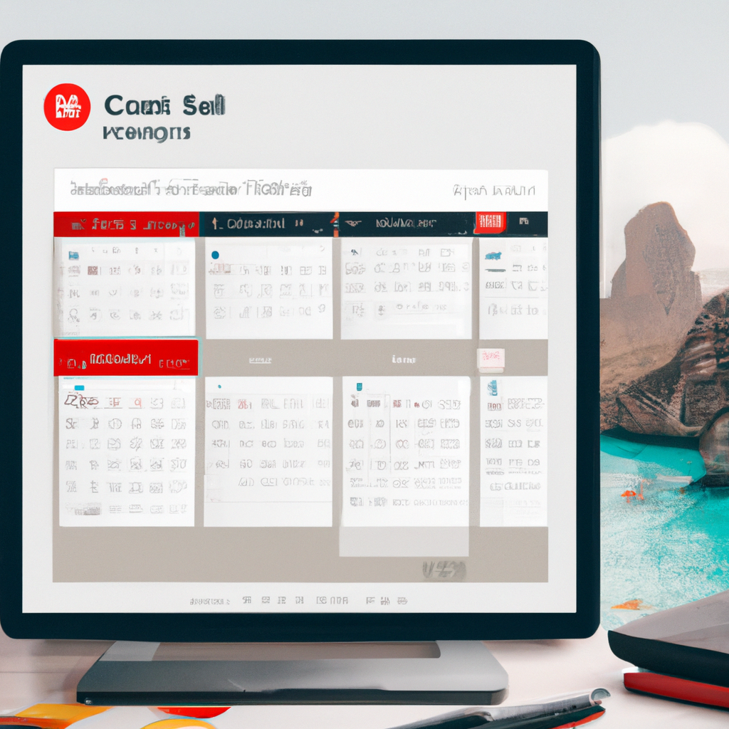 Operator dashboard overlay showing integrations and calendar